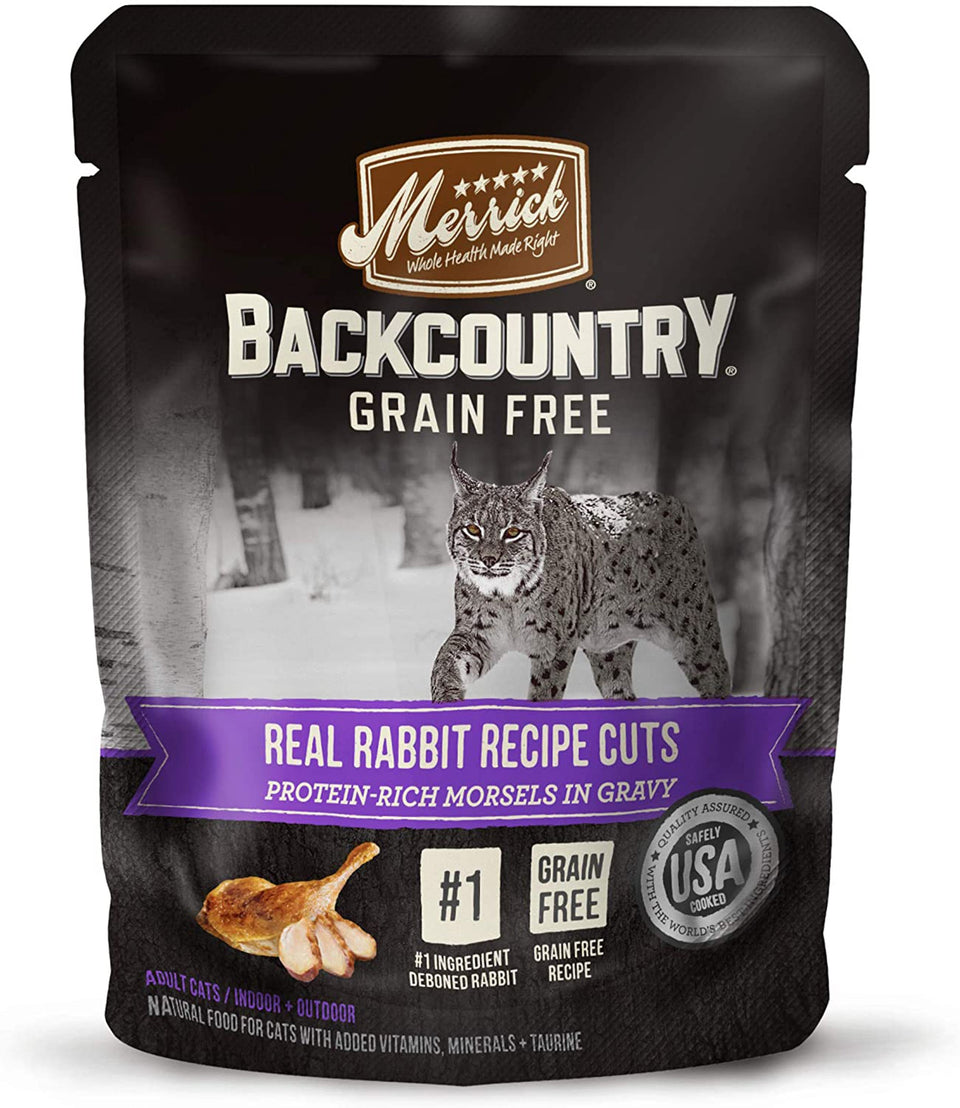 Merrick Cat Backcountry Real Rabbit 3 oz. 24 ct