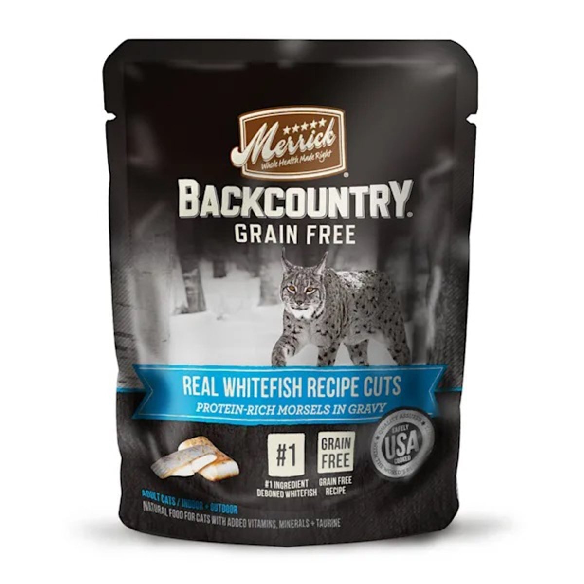 Merrick Cat Backcountry Real Whitefish 3oz. (Case of 24) - Pets Perfect