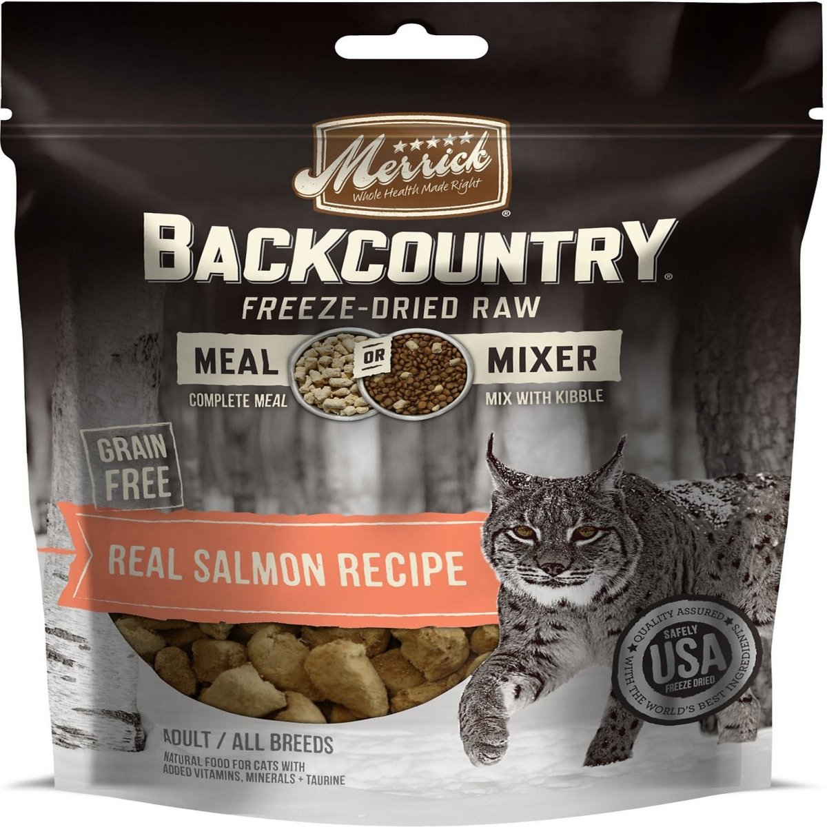Merrick Cat Backcountry Freeze - Dried Salmon Mixer 4oz. - Pets Perfect