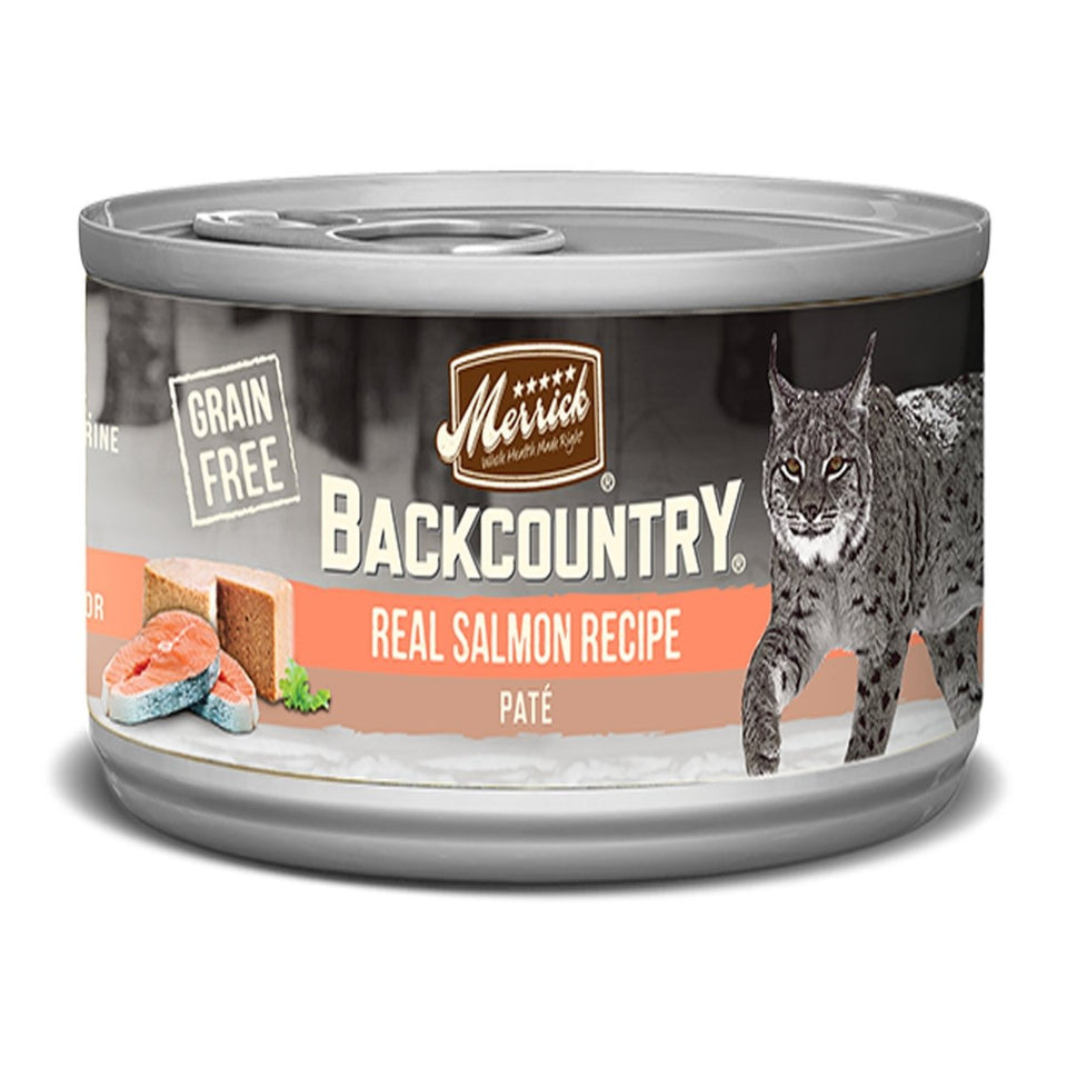 Merrick Purrfect Bistro GF Salmon Pate Wet Cat Food 5.5 oz. 24 ct