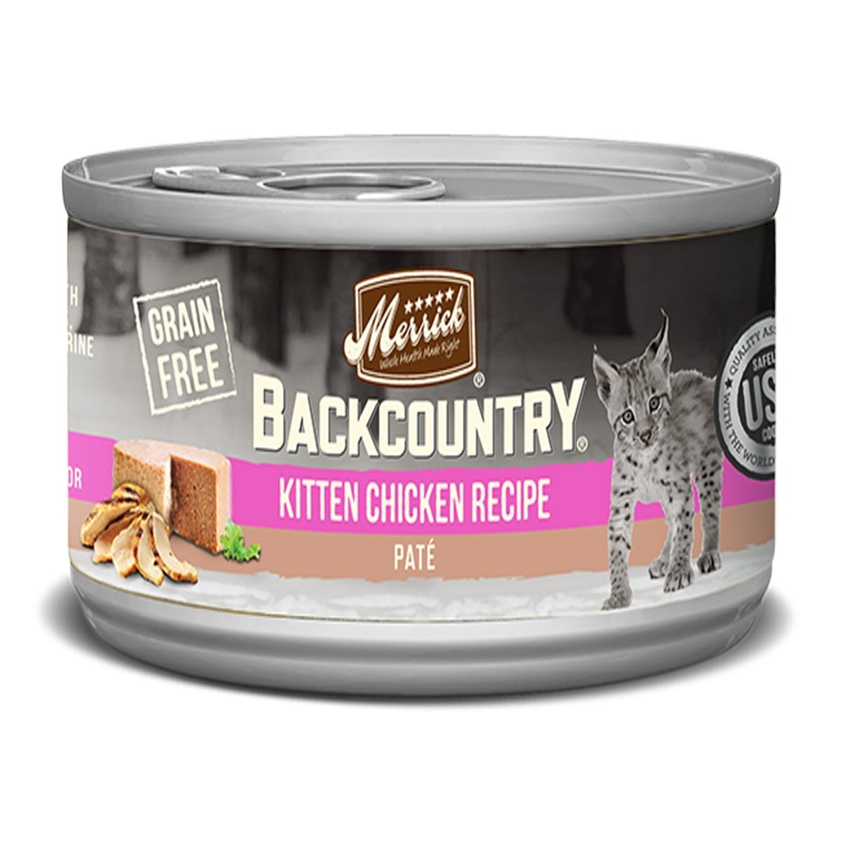 Merrick Cat Backcountry Kitten Pate 5.5oz. (Case Of 24) - Pets Perfect