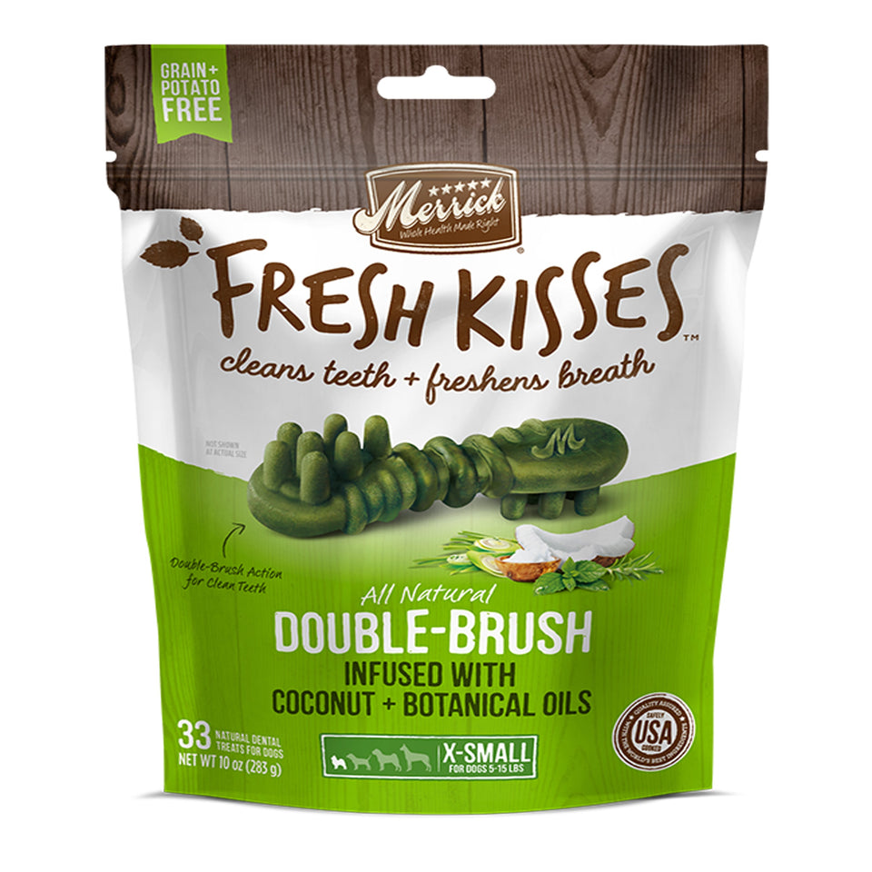Merrick Fresh Kisses Coconut Oil For Extra Small Dogs (7-17 lb), 12 oz