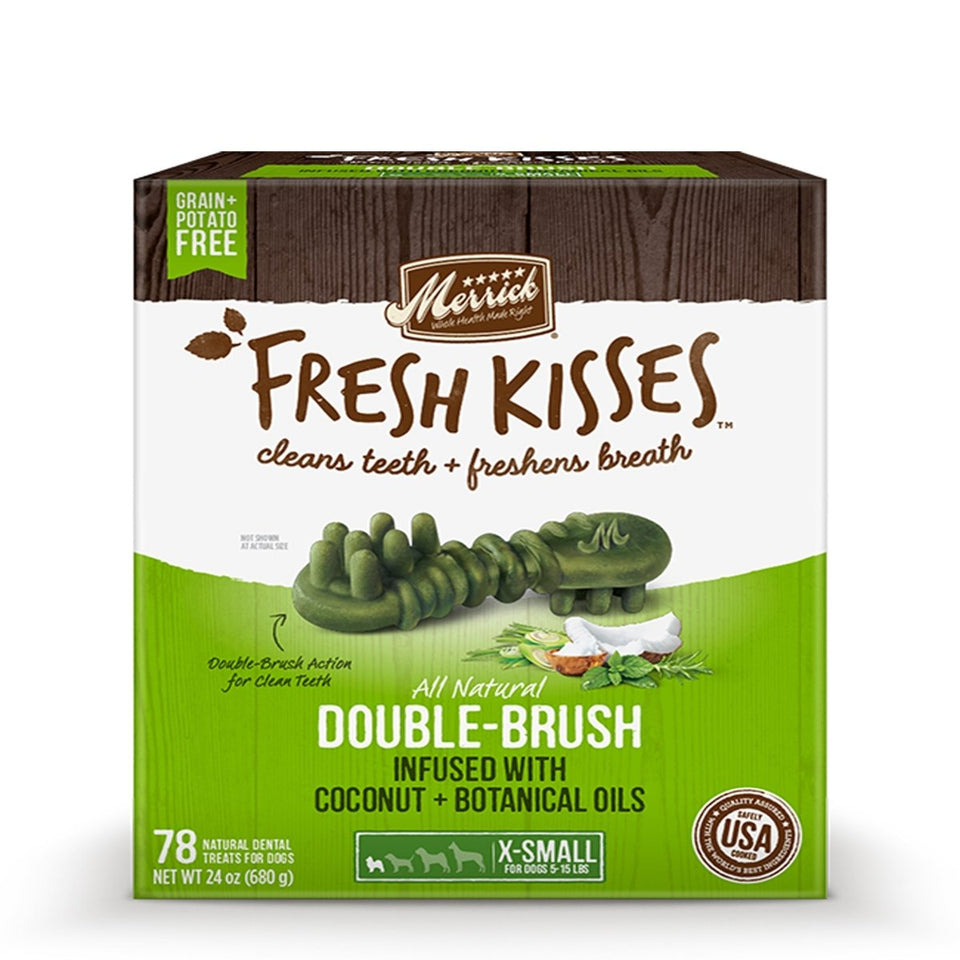 Merrick Fresh Kisses Coconut + Botanical Oils Extra Small Dog Dental