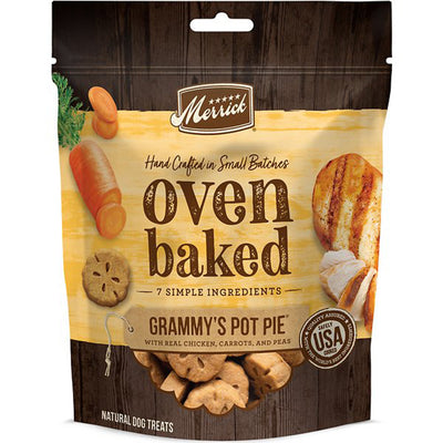 Oven Baked Grammy's Pot Pie bag showing star-shaped biscuits and grilled chicken