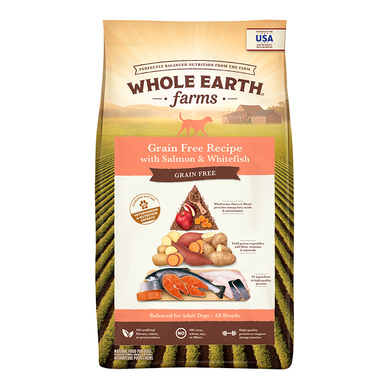 Earth Farms Dog Grain-Free Salmon 25 lb