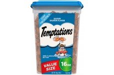 Temptations Classics Crunchy & Soft Adult Cat Treats Savory Salmon 1ea/16 oz - Pets Perfect