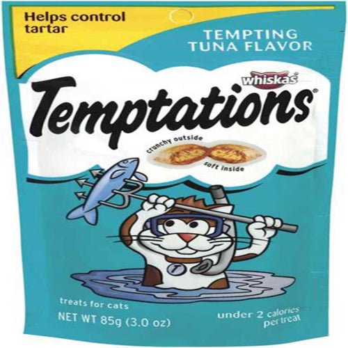Temptations Classics Crunchy & Soft Adult Cat Treats Tempting Tuna 1ea/3oz. - Pets Perfect