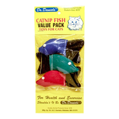 Dr. Daniel's Cat Catnip Fish 3 ct - Pets Perfect