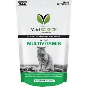 VetriScience Cat NuCat Multi Vitamin 30 ct