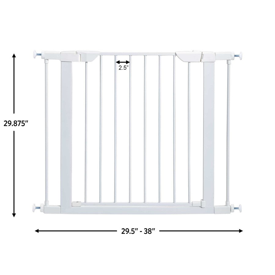 MidWest Steel Pet Gate White 29in