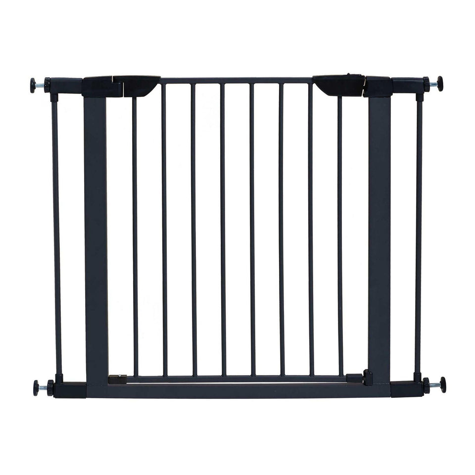 MidWest Homes for Pets Steel Pet Gate Graphite 1ea/29in.