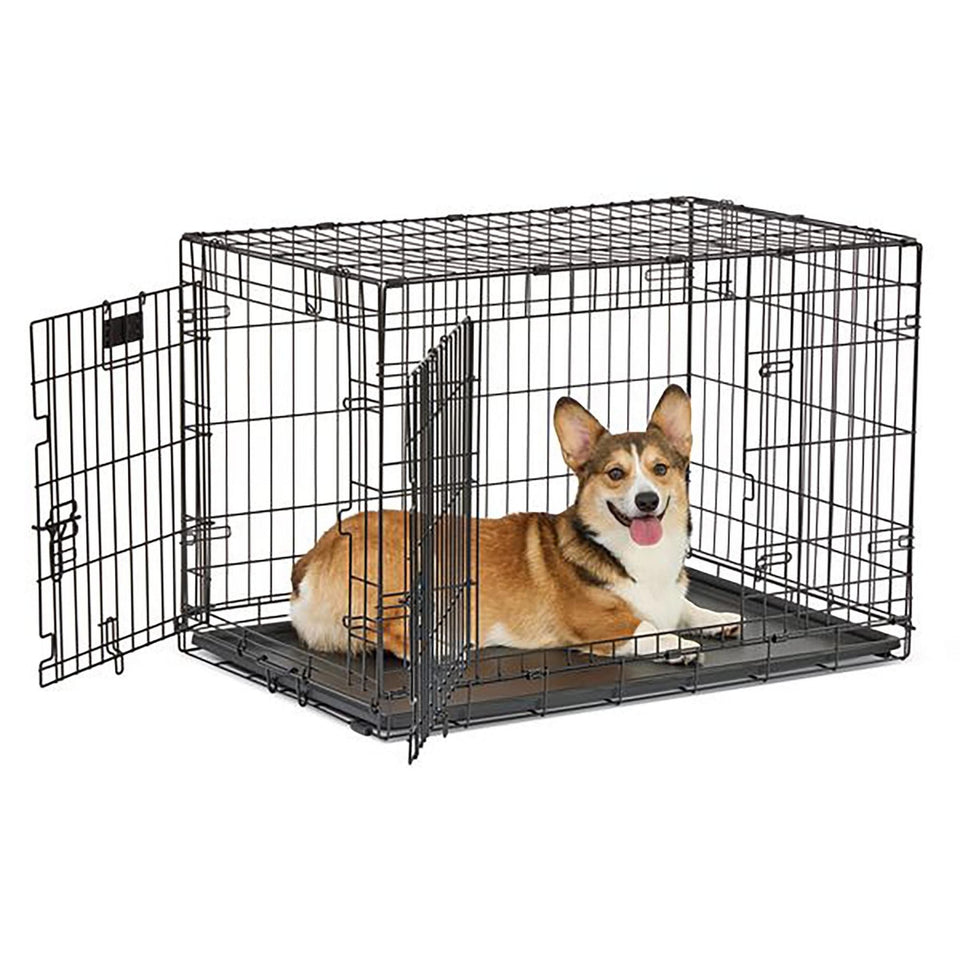 MidWest Homes for Pets Contour Double Door Dog Crate 1ea/36in.