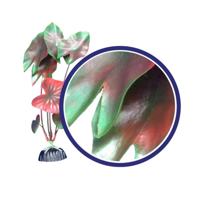 Weco Products Freshwater Series Tiger Lotus Aquarium Plant Red, 6 in