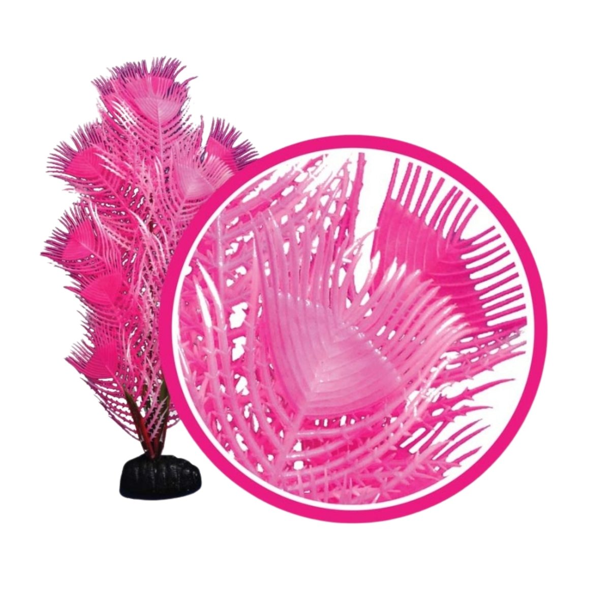 Weco Products Dream Series Princess Feather Aquarium Plant Pink, 1ea/9 in - Pets Perfect