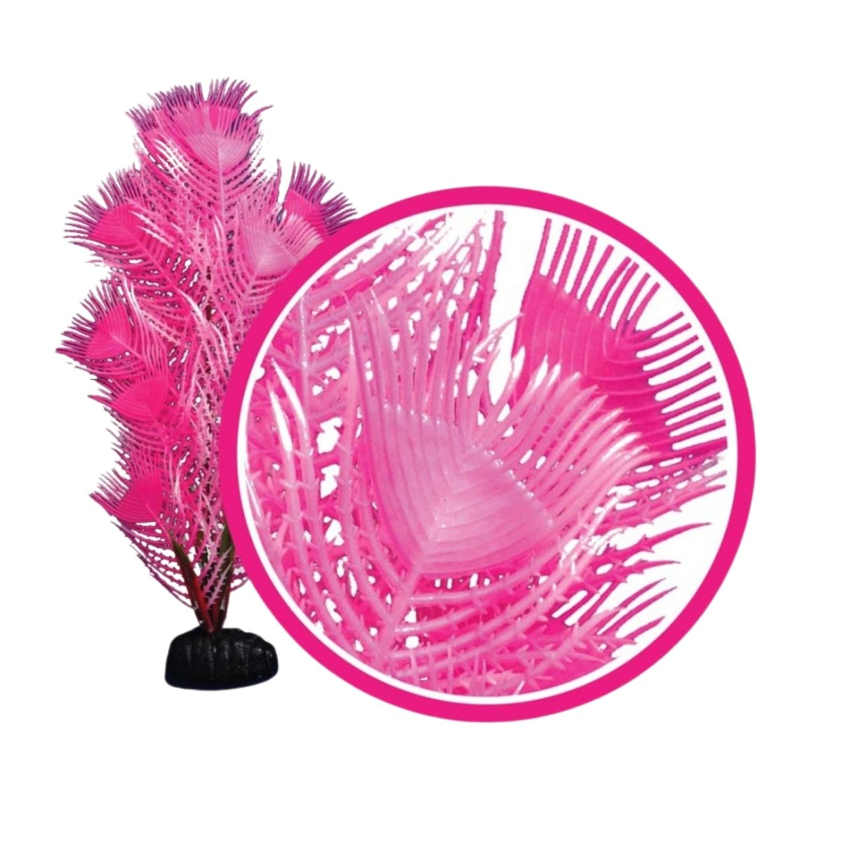 Weco Products Dream Series Princess Feather Aquarium Plant Pink, 1ea/12 in - Pets Perfect