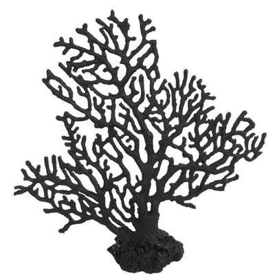 Weco Products South Pacific Coral Sea Fan Ornament Black, Medium