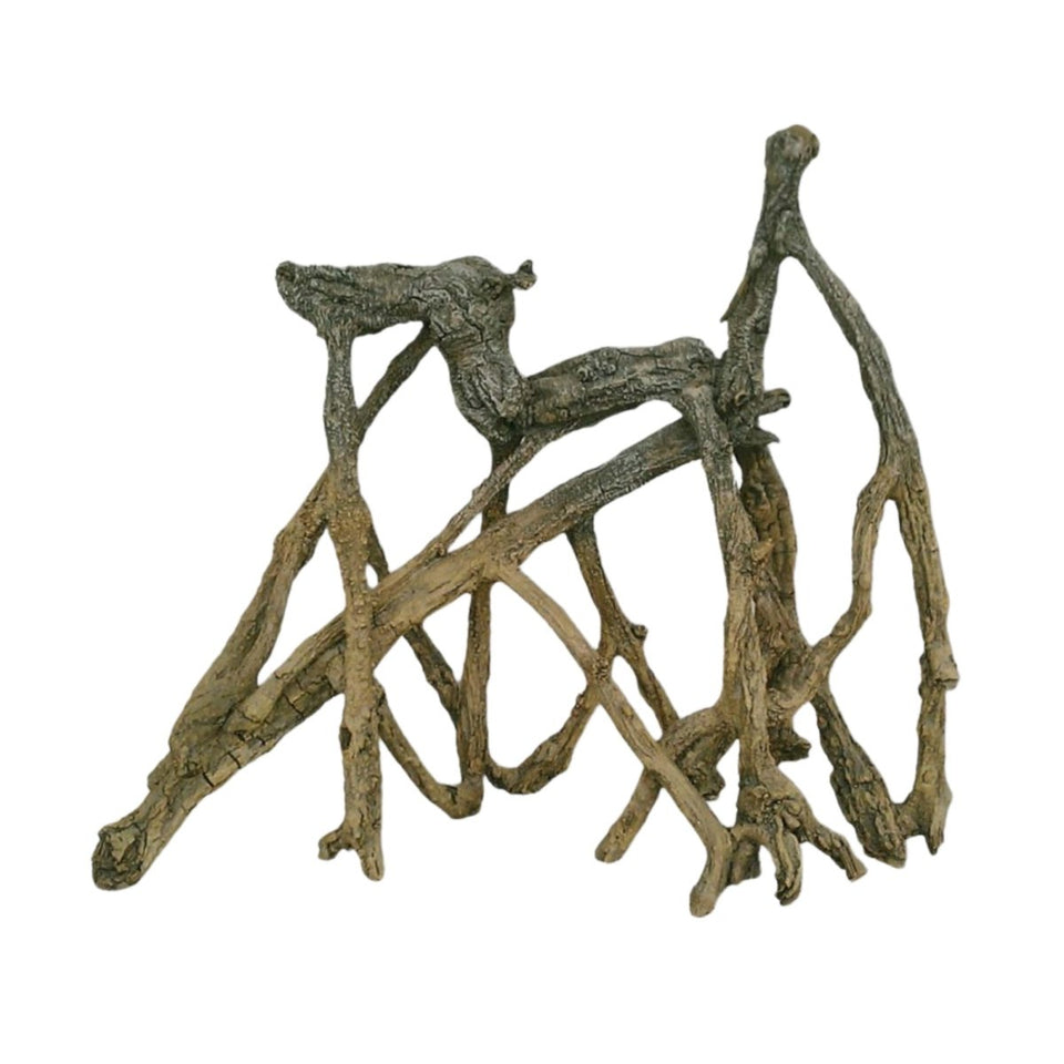 Weco Wecorama Aquarama Mangrove Roots Grey/Brown, 12.6 in, Medium