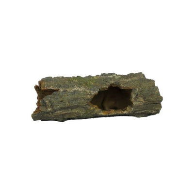Weco Products Wecorama Sleepy Hollows Mossy Log Terrarium Ornament with Hollow Brown/Green, 1ea/SM