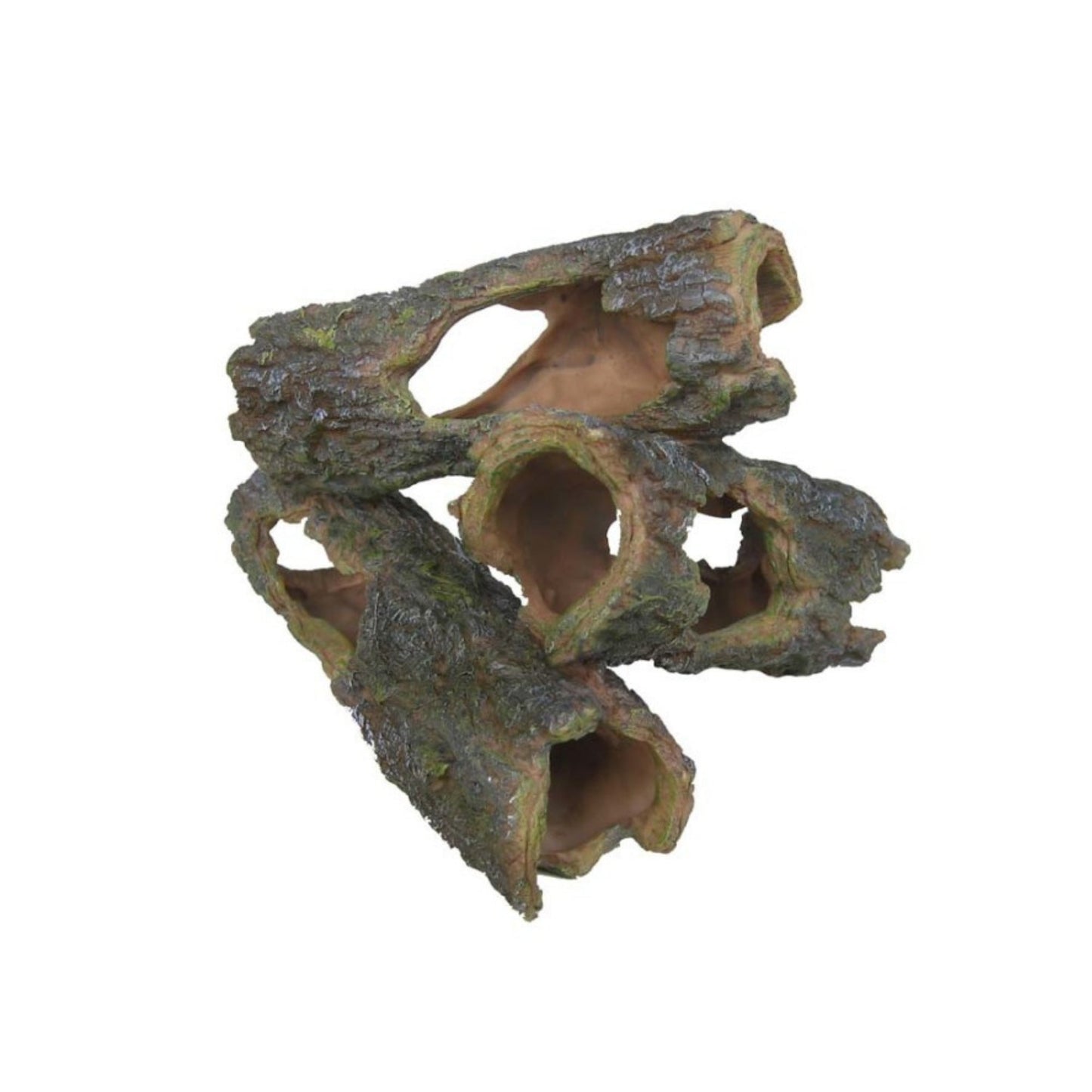 Weco Wecorama Sleepy Hollows Mossy Log Pile Terrarium Ornament