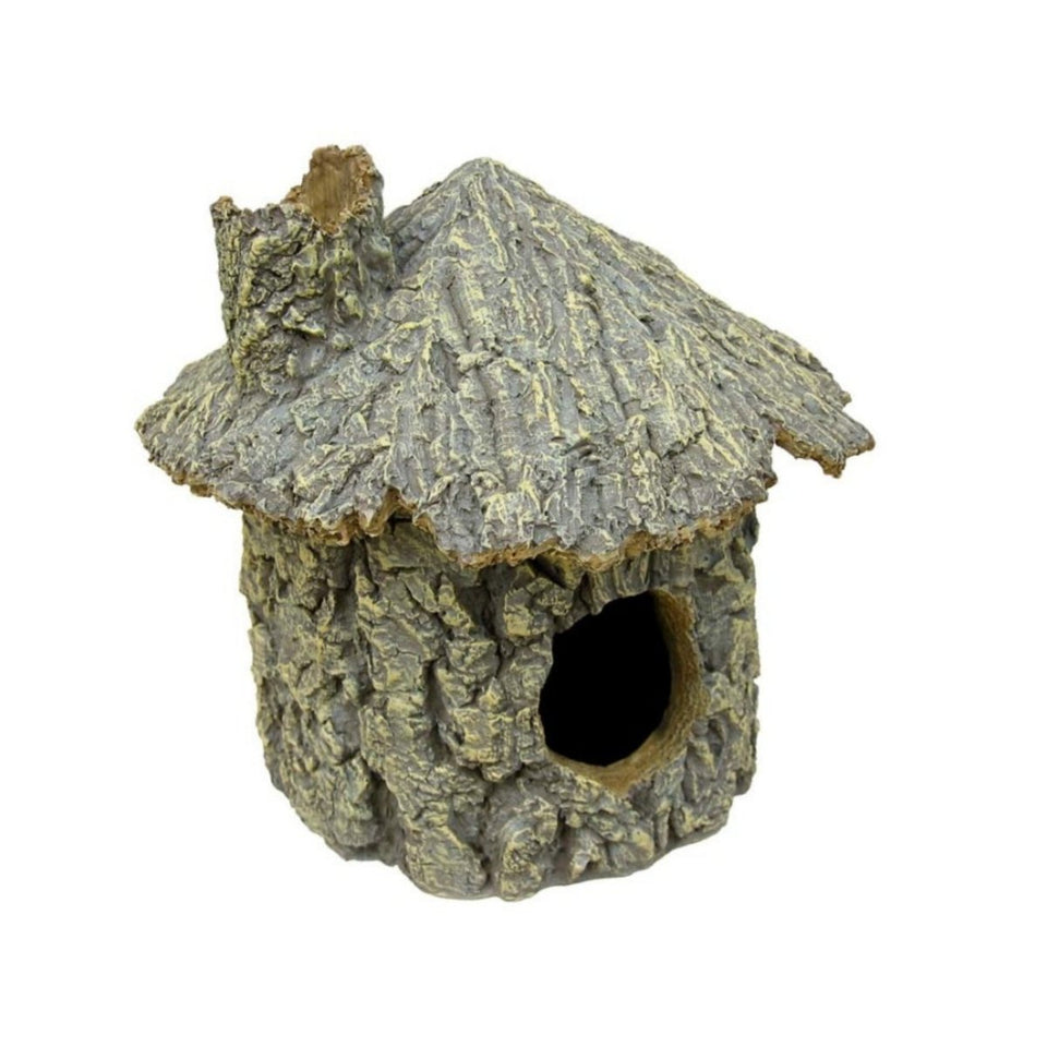 Weco Wecorama Sleepy Hollows Green Pine Hut Terrarium Ornament
