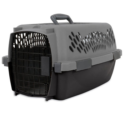 Aspen Porter Traditional Dog Kennel Hard-Sided Light Gray 19 in