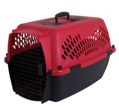 Aspen Fashion Pet Porter Dog Kennel Hard-Sided, Black 26 in, Assorted