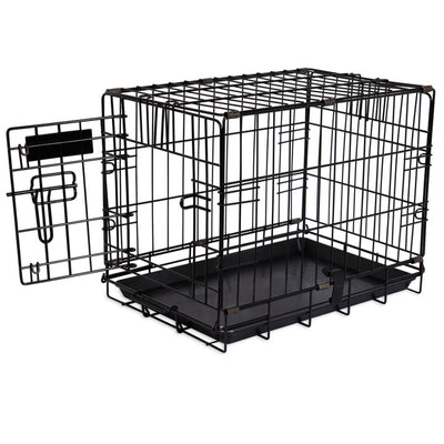 Petmate 2 Door Training Retreat Dog Kennel, Black, 19 in - Pets Perfect