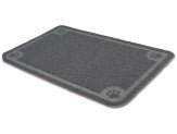 Petmate Cat Litter Catcher Mat Gray 1ea/XL - Pets Perfect