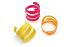 FAT CAT Looney Loops Cat Toy Pink, Yellow, Orange 1ea/One Size, 3 pk - Pets Perfect