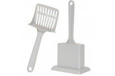 Petmate Handy Stand Cat Litter Scoop Bone 1ea/One Size - Pets Perfect