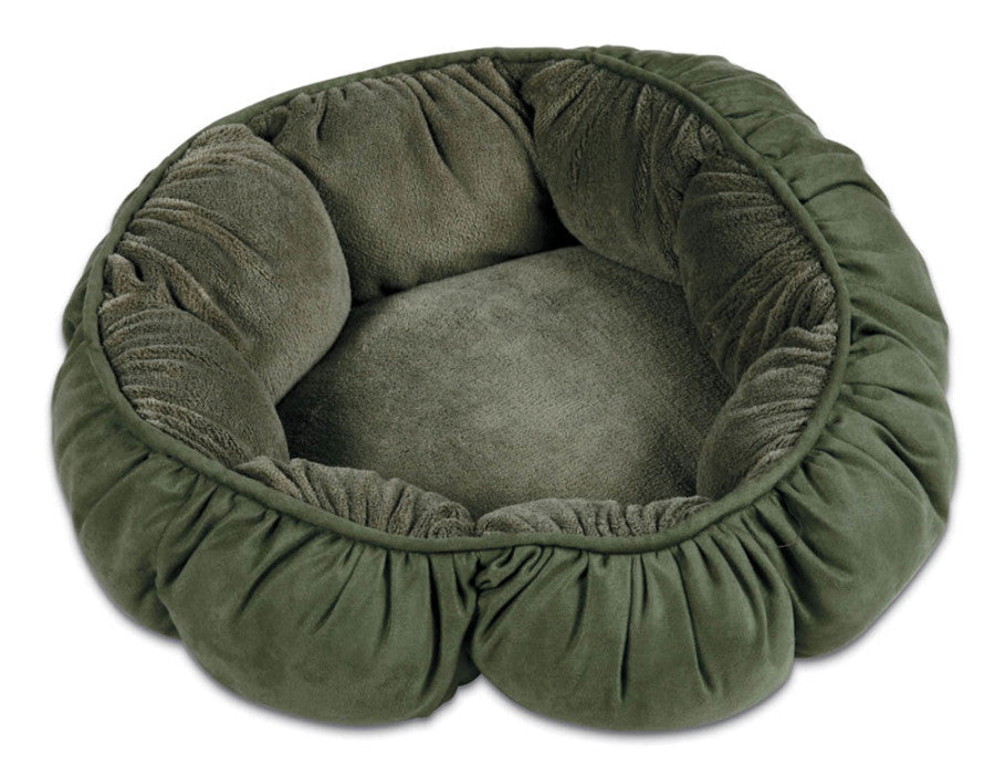 Aspen Puffy Round Pet Bed Assorted 18 in, view 2