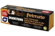 Petmate Hi - Back Drawstring Litter Pan Liners Clear 1ea/12 ct, LG - Pets Perfect