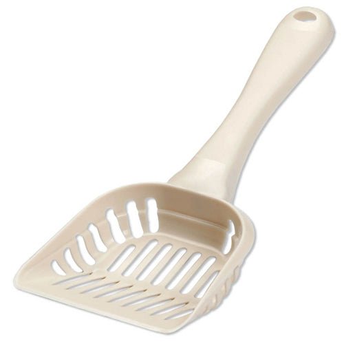 Petmate Cat Litter Scoop with Microban Bleached Linen 1ea/Jumbo - Pets Perfect
