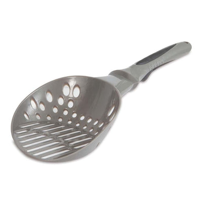 Petmate Round Edge Cat Litter Scoop Brushed Nickel