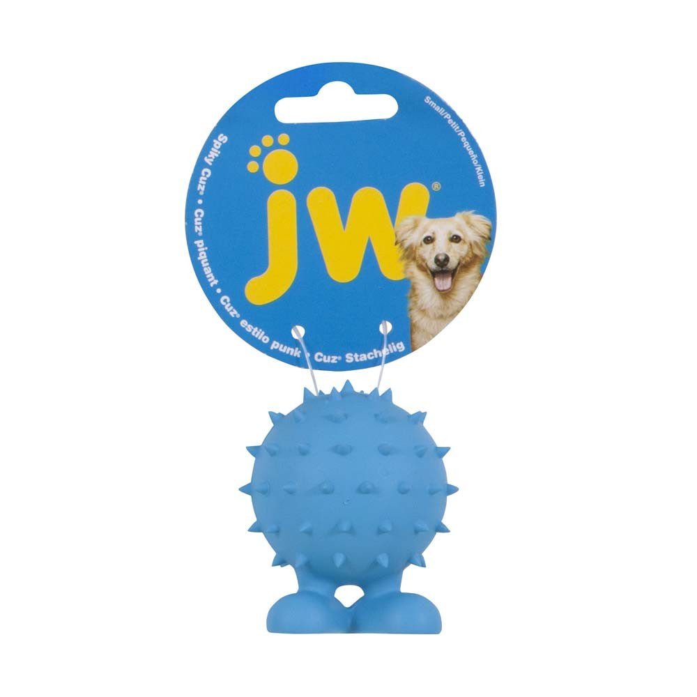 JW Pet Spiky Cuz Dog Toy Assorted 1ea/SM - Pets Perfect