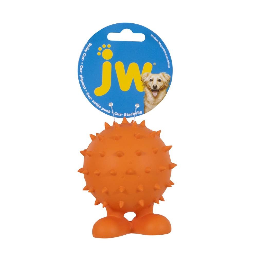 JW Pet Spiky Cuz Dog Toy Assorted 1ea/MD - Pets Perfect