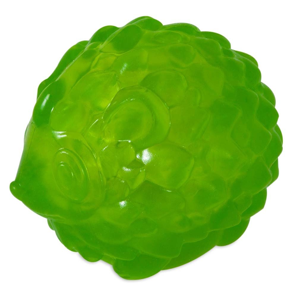 JW Pet Isqueak Hedgehog Ball Dog Toy Green 1ea/SM - Pets Perfect