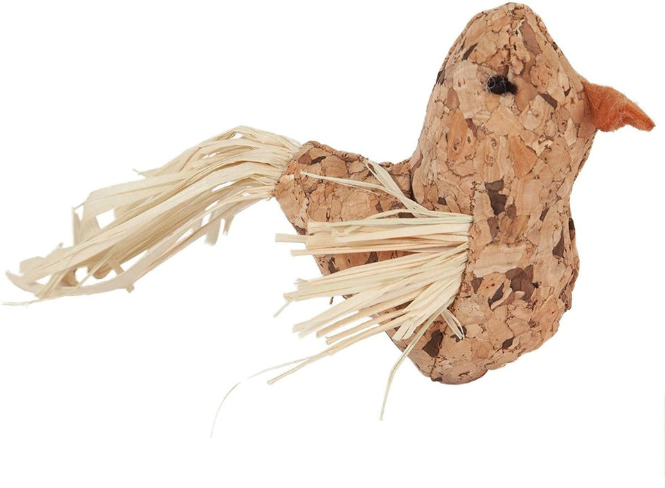 Jackson Galaxy Natural Cork Bird Catnip Cat Toy Natural