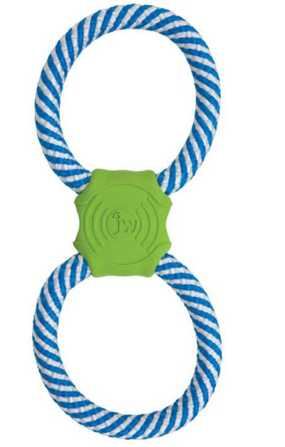 JW Pet Pet Giggle Tug Dog Toy Multi-Color 12 in