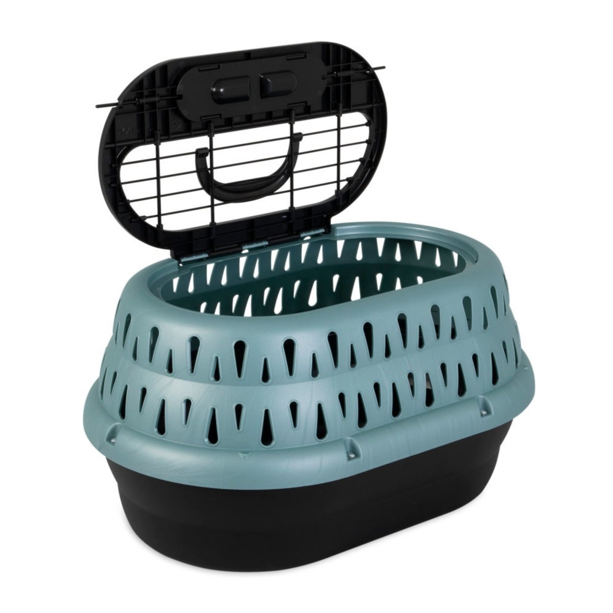 Petmate Top Load Cat Kennel Green Frost 1ea/19 in - Pets Perfect