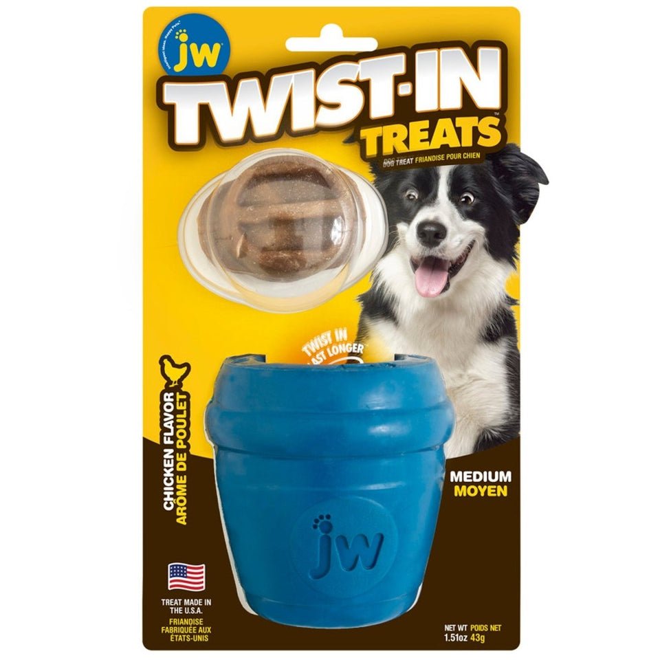 JW Pet Twist-in Dog Treat Refill Chicken Medium