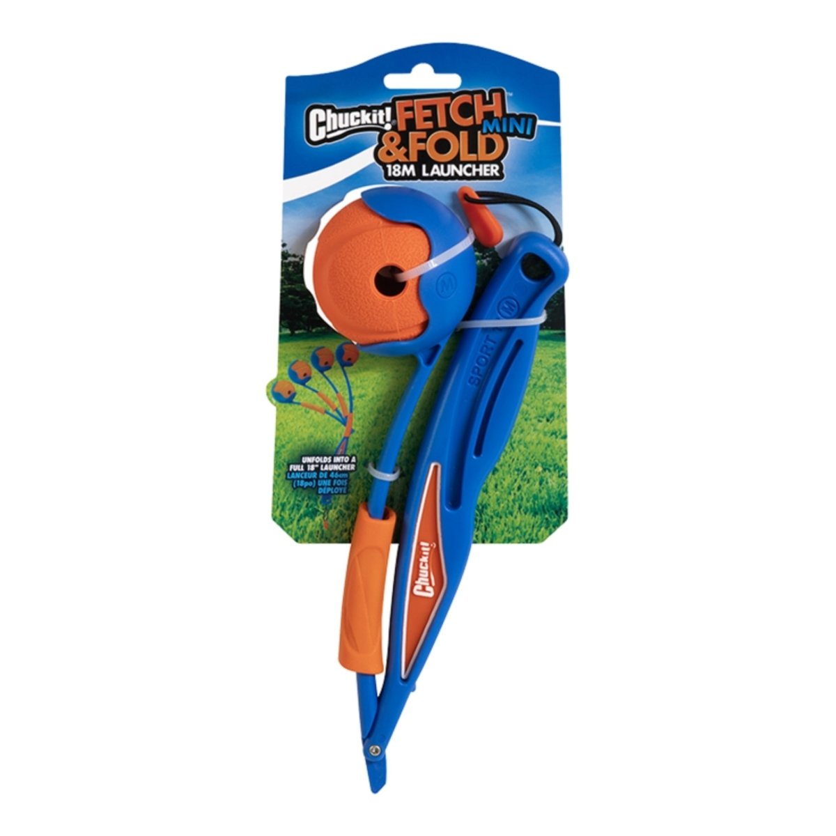 Chuckit Dog Fetch & Fold Mini 18M Launcher - Pets Perfect