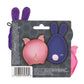 JW Pet Cat Pig - ee & Bunn - Ee Catnip Combo Toy 1ea/SM - Pets Perfect