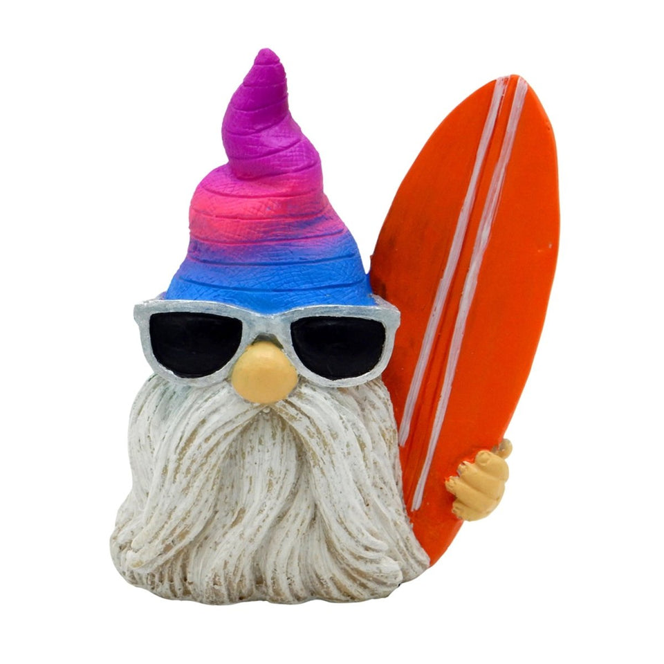 Blue Ribbon Exotic Environments Gnome Aquarium Ornament Surfer, Small