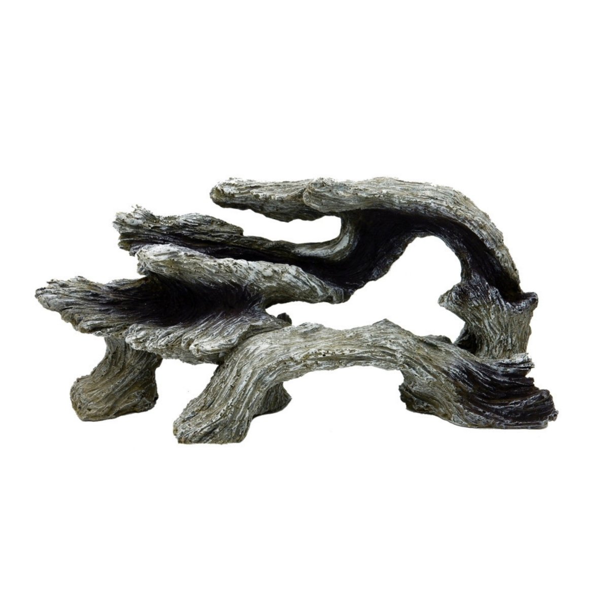 Blue Ribbon Pet Products Exotic Environments Driftwood Aquarium Ornament Grey, 1ea/18in. - Pets Perfect