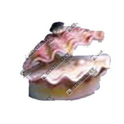 Penn-Plax Tropical Clam Air Aquarium Ornament, White, Pink, view 2