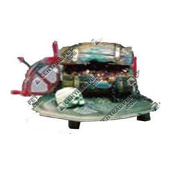Penn-Plax Barrel of Jewels Air Aquarium Ornament Brown, view 2