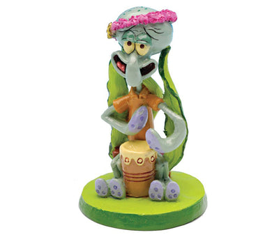 SpongeBob Squidward Aquarium Ornament Multi-Color, 2 in, Mini