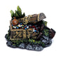 Penn - Plax Treasure Chest Aquarium Ornament Multi - Color 1ea/3 in, Mini - Pets Perfect