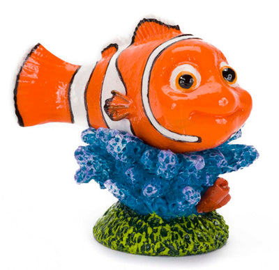 Disney Nemo On Coral Aquarium Statue, Blue, Green, Orange Mini